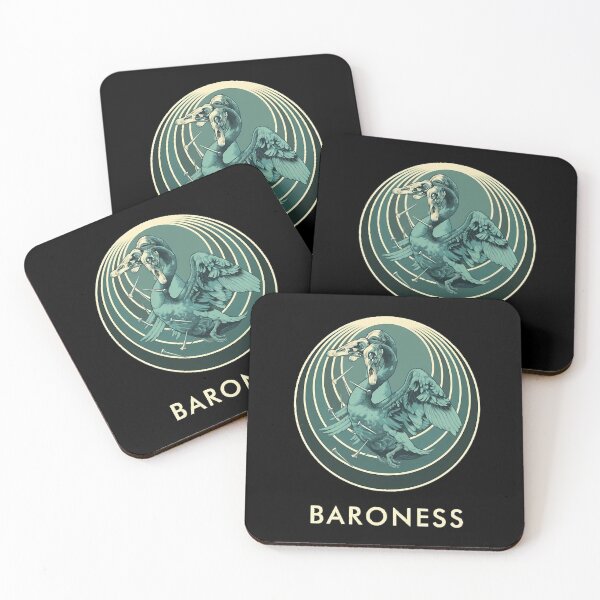 Item preview, Ba.ro.nes.s Bold Retro Rock Artwork Reflecting Raw Heavy Spirit designed and sold by AidaHackett.