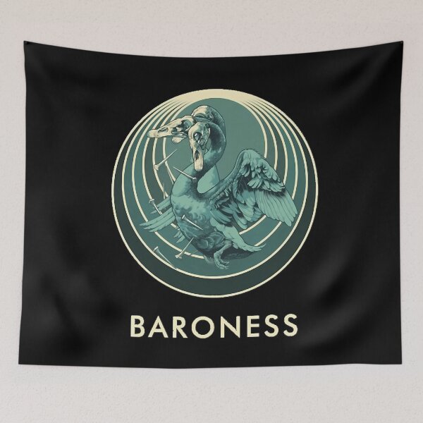 Item preview, Ba.ro.nes.s Bold Retro Rock Artwork Reflecting Raw Heavy Spirit designed and sold by AidaHackett.