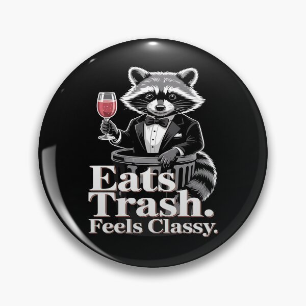 Item preview, Eats trash - simply raccoon - Adorable - Funky raccoon - Do it with raccoons - Raccoon for all - Inspired by raccoon - Easy raccoon designed and sold by JansenGS.