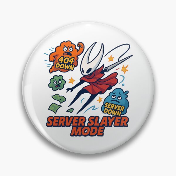 Item preview, Server Slayer Mode – Funny Gaming Meme Design designed and sold by Bratak.