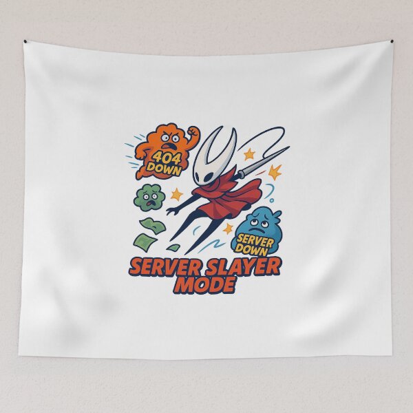 Item preview, Server Slayer Mode – Funny Gaming Meme Design designed and sold by Bratak.