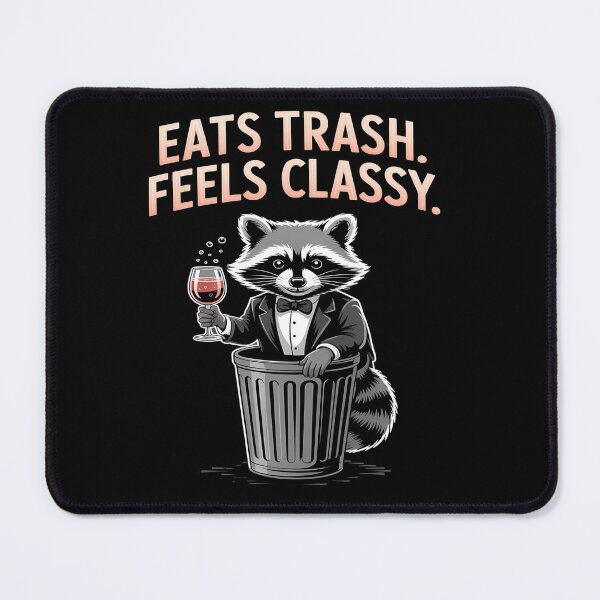 Item preview, Eats trash - simply raccoon - Got raccoon - Funky raccoon - Do it with raccoons - Raccoon for all - Inspired by raccoon - Easy raccoon designed and sold by JansenGS.