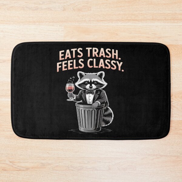 Item preview, Eats trash - simply raccoon - Got raccoon - Funky raccoon - Do it with raccoons - Raccoon for all - Inspired by raccoon - Easy raccoon designed and sold by JansenGS.