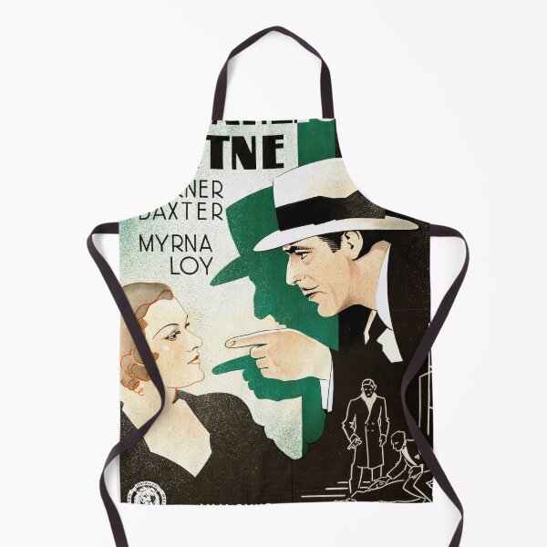 Item preview, Vintage Swedish Movie Poster | Art Deco Style | Warner Baxter & Myrna Loy | 1930s Cinema | Ett Farligt Vittne | Film Noir designed and sold by artofuniverse.