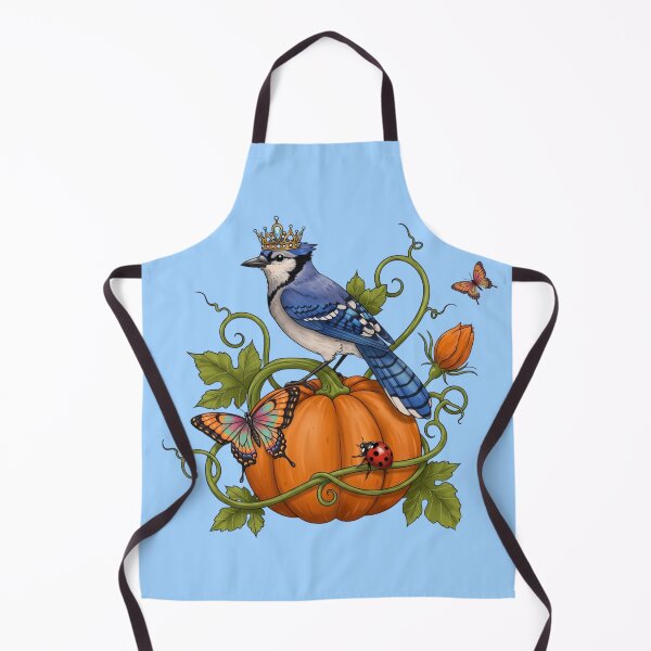 Item preview, blue jay sitting on a pumpkin classic tshirt designed and sold by anandsiva2703.