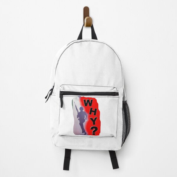 Item preview, Attacking soldier with writing WHY? designed and sold by ZoffArt-Shop.