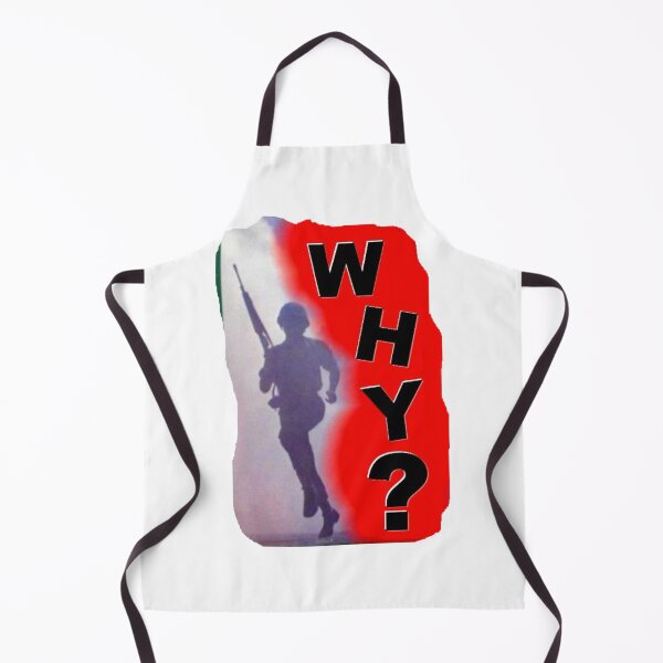 Item preview, Attacking soldier with writing WHY? designed and sold by ZoffArt-Shop.