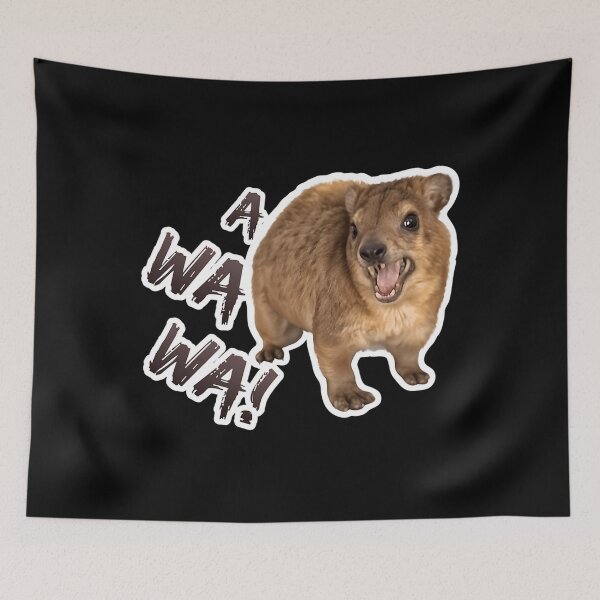 Item preview, Awawa Angry Screaming Hyrax Meme - Cute  Funny designed and sold by bryttanisiarra.