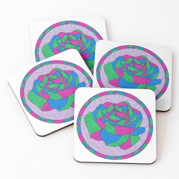 Item preview, Polysexual Pride Rose designed and sold by Oneiromancer’s Trove .