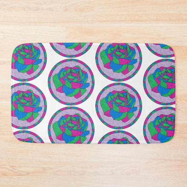 Item preview, Polysexual Pride Rose designed and sold by Oneiromancer’s Trove .