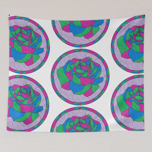 Item preview, Polysexual Pride Rose designed and sold by Oneiromancer’s Trove .