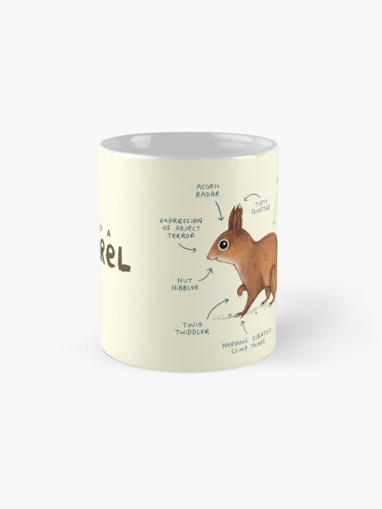 Alternate view of Anatomy of a Squirrel Mug