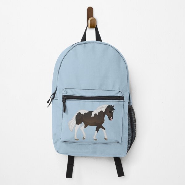 Item preview, Cute Cartoon Horse - Trotting Tobiano Illustration designed and sold by Art By Drina.