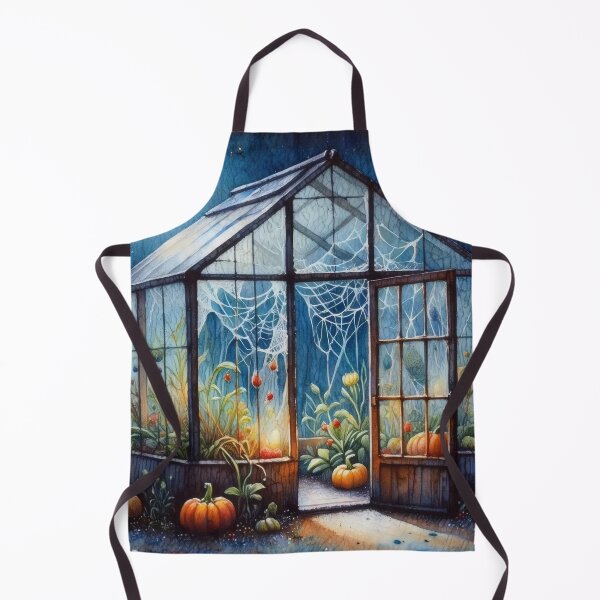 Item preview, Haunted Greenhouse – Pumpkins & Moonlight designed and sold by Ombrya.