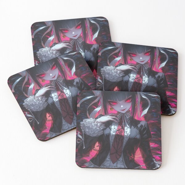 Item preview, Celestia Ludenberg Danganronpa Anime Gothic Lolita Red Eyes Ultimate Gambler designed and sold by B5fivemerch.