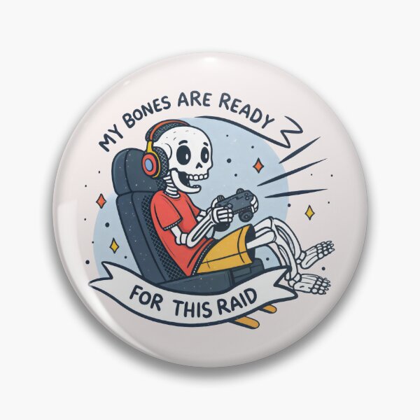 Item preview, Playful Skeleton in Red Shirt and Yellow Shorts Holding Controller designed and sold by SplashTastic.