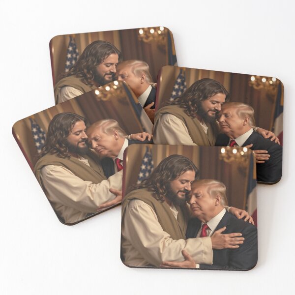 Item preview, Donald Trump Embraced By Jesus Christ designed and sold by mashelllatorra.