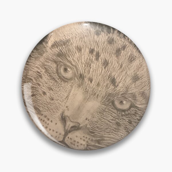 Item preview, Snow leopard head designed and sold by Jacinta hunt.