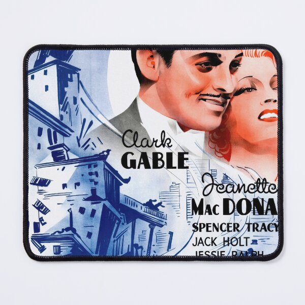 Item preview, Vintage San Francisco Movie Poster | Clark Gable & Jeanette MacDonald Art | 1936 Film | Art Deco Style | Classic Hollywood designed and sold by artofuniverse.
