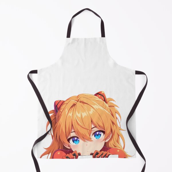 Item preview, Asuka Langley Soryu Confident Neon Genesis Evangelion Anime Peek designed and sold by B5fivemerch.