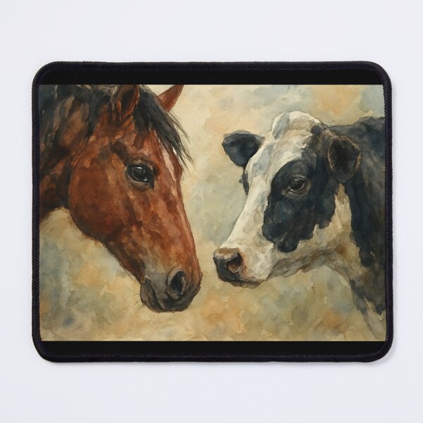 Item preview, Cutting horse - in watercolor style designed and sold by DamioPolArt.