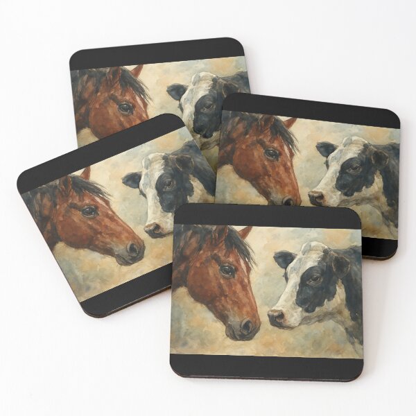 Item preview, Cutting horse - in watercolor style designed and sold by DamioPolArt.