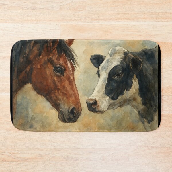 Item preview, Cutting horse - in watercolor style designed and sold by DamioPolArt.