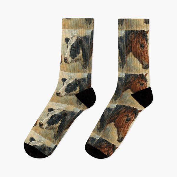 Item preview, Cutting horse - in watercolor style designed and sold by DamioPolArt.