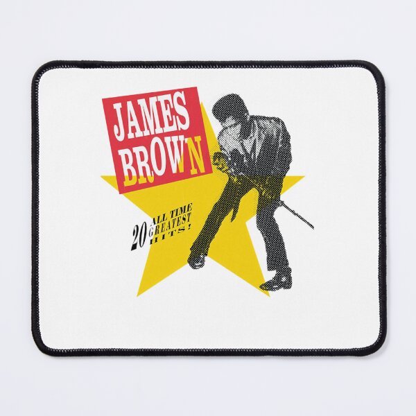 Item preview, James Brown 20 All Time Greatest Hits Retro Poster designed and sold by choluren.