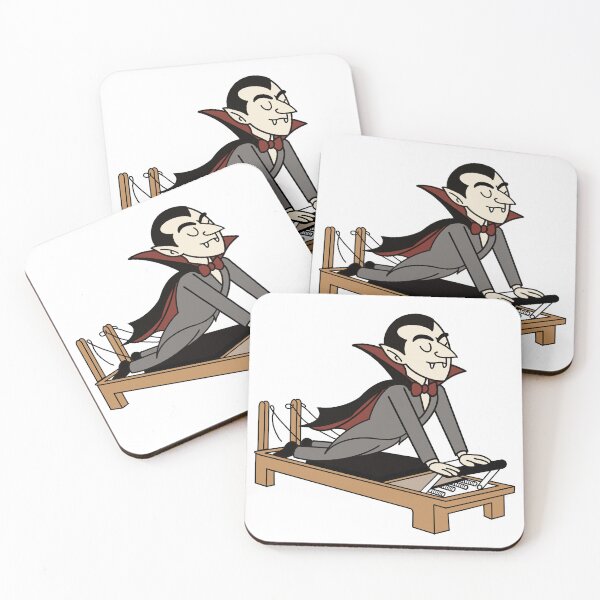 Item preview, Dracula doing a Workout on the Pilates Reformer designed and sold by PPB2020.