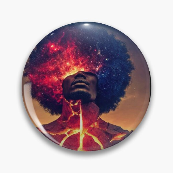 Item preview, Afro Nova abstract  art designed and sold by Blackcanvas444.