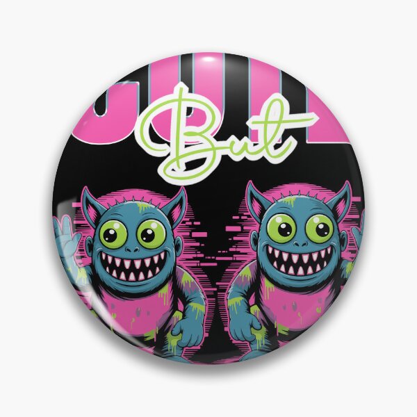 Item preview, Cute but Deadly – Funny Monster / Quirky Graphic T-Shirt designed and sold by Grxcreation.