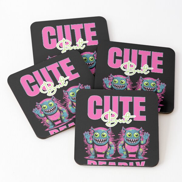 Item preview, Cute but Deadly – Funny Monster / Quirky Graphic T-Shirt designed and sold by Grxcreation.