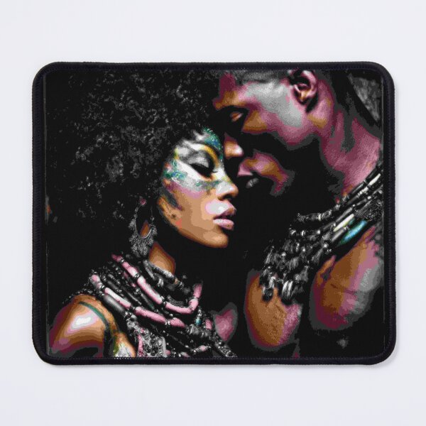 Item preview, Afro Nova black love art designed and sold by Blackcanvas444.