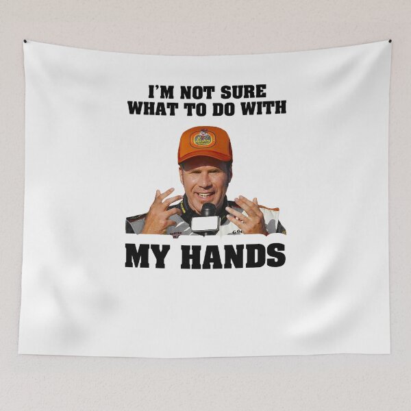 Item preview, I'm Not Sure What To Do With My Hands Meme designed and sold by CourteneyBoyd.