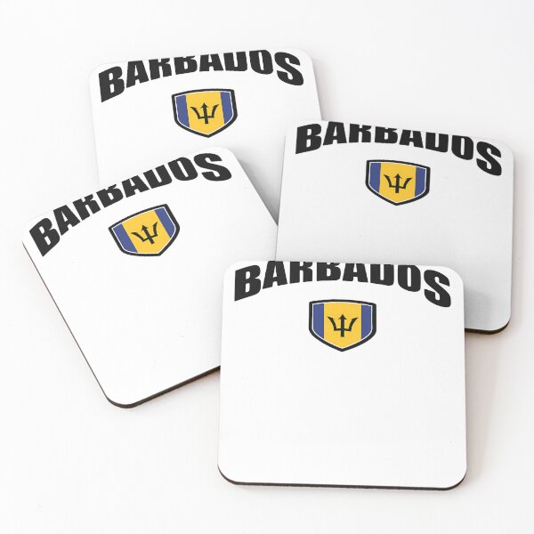 Item preview, Barbados Sport With Patriotic Flag Shield designed and sold by JAYFRIESENSHOP.