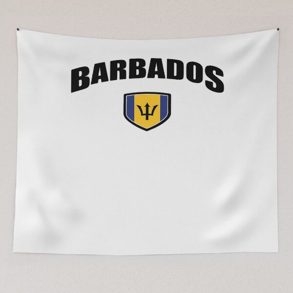 Item preview, Barbados Sport With Patriotic Flag Shield designed and sold by JAYFRIESENSHOP.