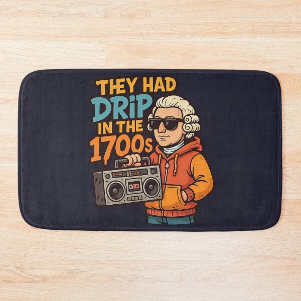 Item preview, They Had Drip in the 1700s – Funny History Meme Design designed and sold by Bratak.