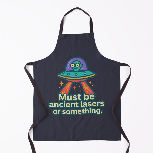 Item preview, Must Be Ancient Lasers or Something – Funny Alien Meme Design designed and sold by Bratak.