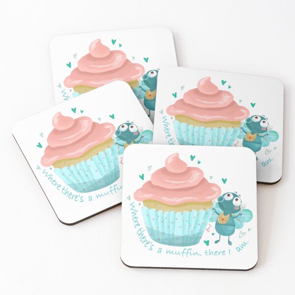 Item preview, Where there’s a muffin, there I am. designed and sold by Meggiesbrush.