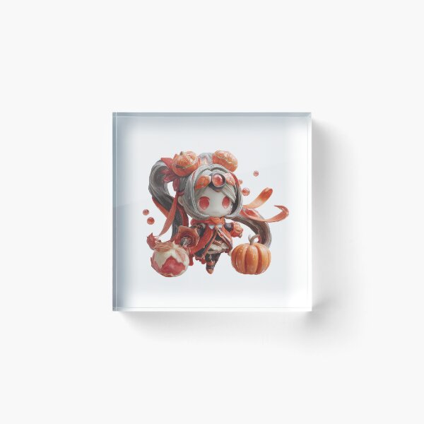Item preview, Hekate Chibi – Cute Goddess of Witchcraft Halloween Illustration designed and sold by GoldenChiArt.