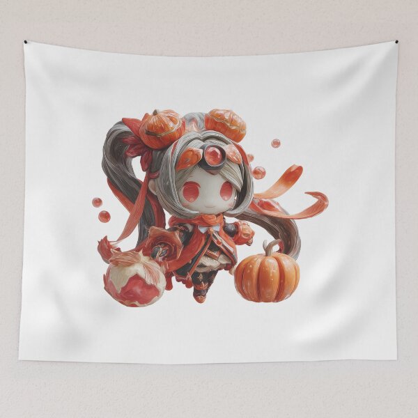 Item preview, Hekate Chibi – Cute Goddess of Witchcraft Halloween Illustration designed and sold by GoldenChiArt.