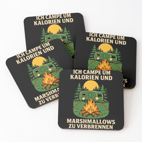 Item preview, Calories Camping Marshmallows Nature Adventure designed and sold by LuminOrb.