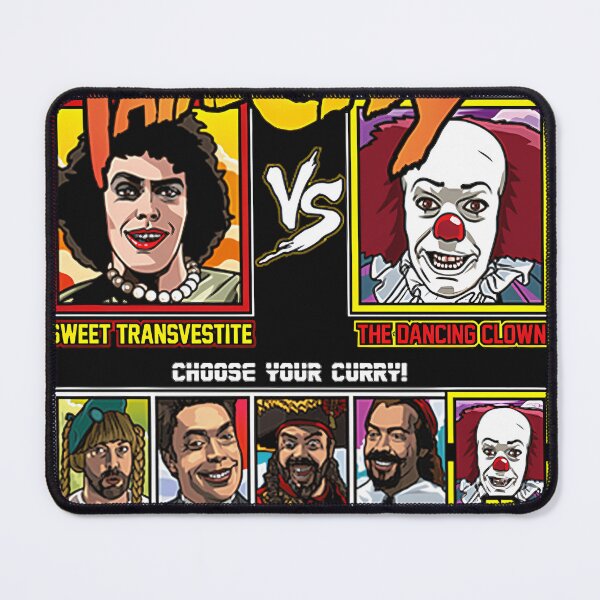 Item preview, Fatal Curry - Rocky Horror vs It The Clown  designed and sold by Rapozosheike5.