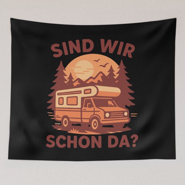 Item preview, Are we there yet? Camping Camper Motorhome designed and sold by LuminOrb.