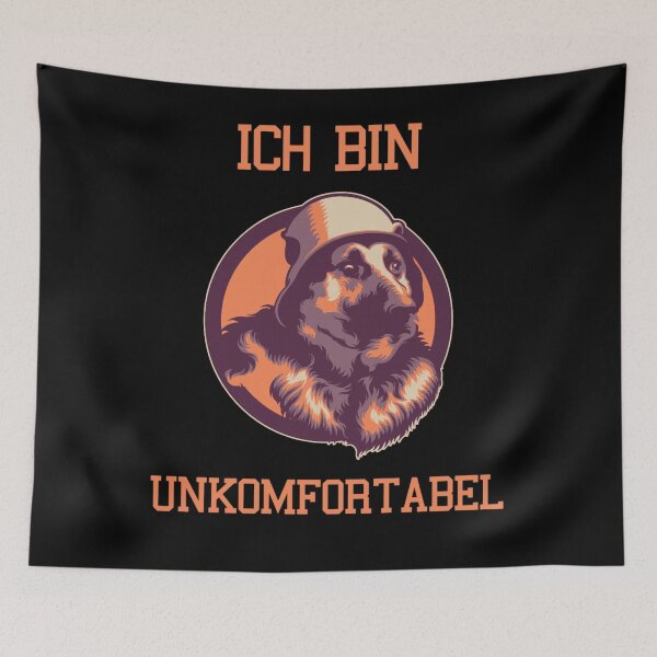 Item preview, Ich Bin Uncomfortable German Shepherd Meme  designed and sold by DanaAlbert.