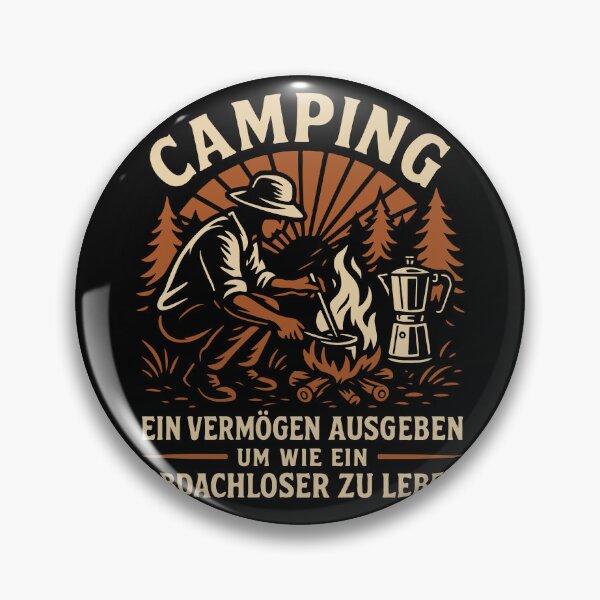 Item preview, Camping design with humor for enthusiastic campers designed and sold by LuminOrb.