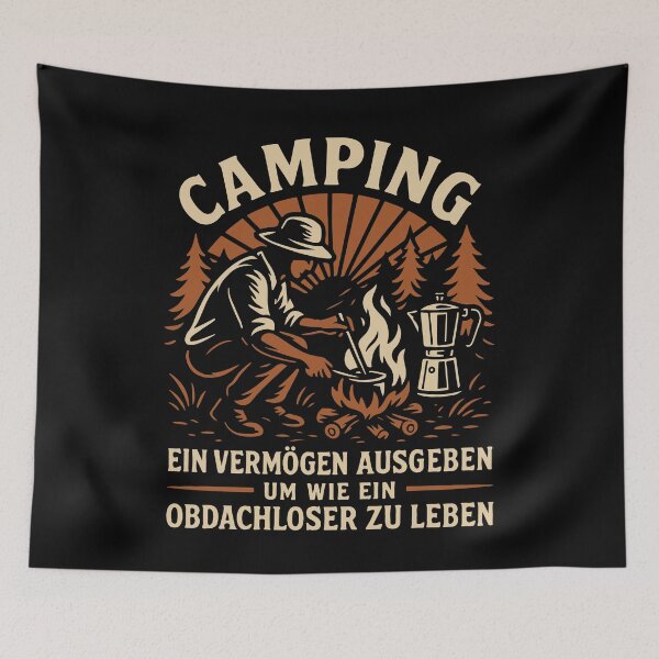 Item preview, Camping design with humor for enthusiastic campers designed and sold by LuminOrb.