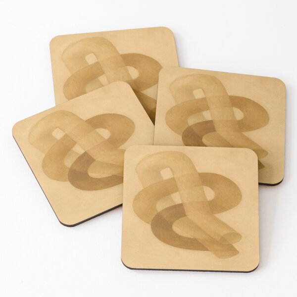 Item preview, Earthen Interlock – Minimalist Abstract Design designed and sold by AnimalAirtistry.