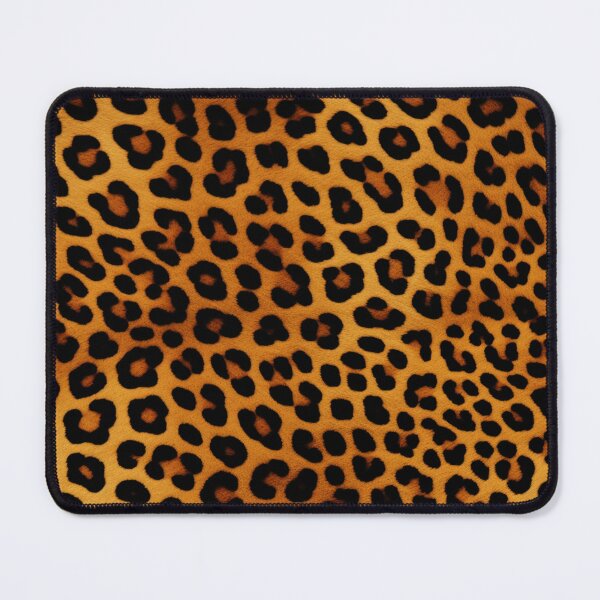 Item preview, Faux/Fake Fur Leopard Gold Fabric designed and sold by weirdcorner.